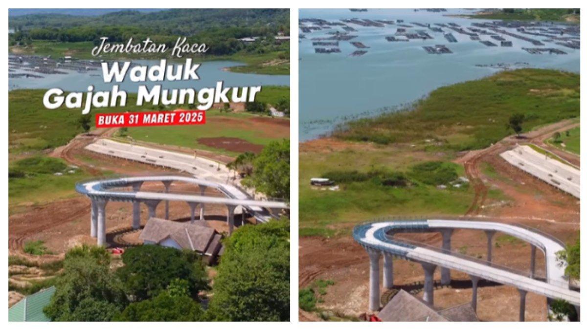 JEMBATAN KACA WGM - Kabar bahagia, jembatan kaca Waduk Gajah Mungkur akan resmi dibuka pada 31 Maret 2025. Ayo ajak keluarga dan orang terkasih untuk berliburan ke jembatan kaca di WGM Wonogiri.