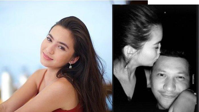 Model Karen Nijsen heboh cium mesra kening Gading Marten