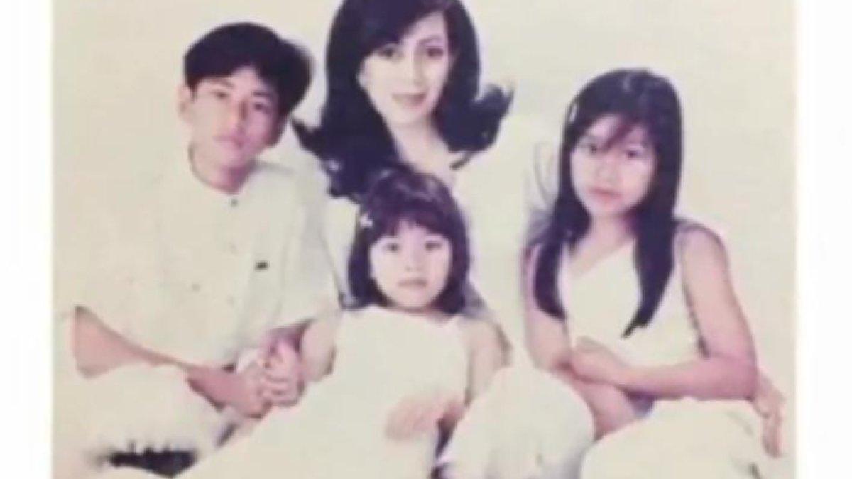 Keluarga Amy Qanita, Raffi Ahmad dan kedua adiknya.