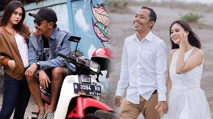 Kemesraan Mas Pur alias Furry Setya bersama sang istri Dwinda Ratna.