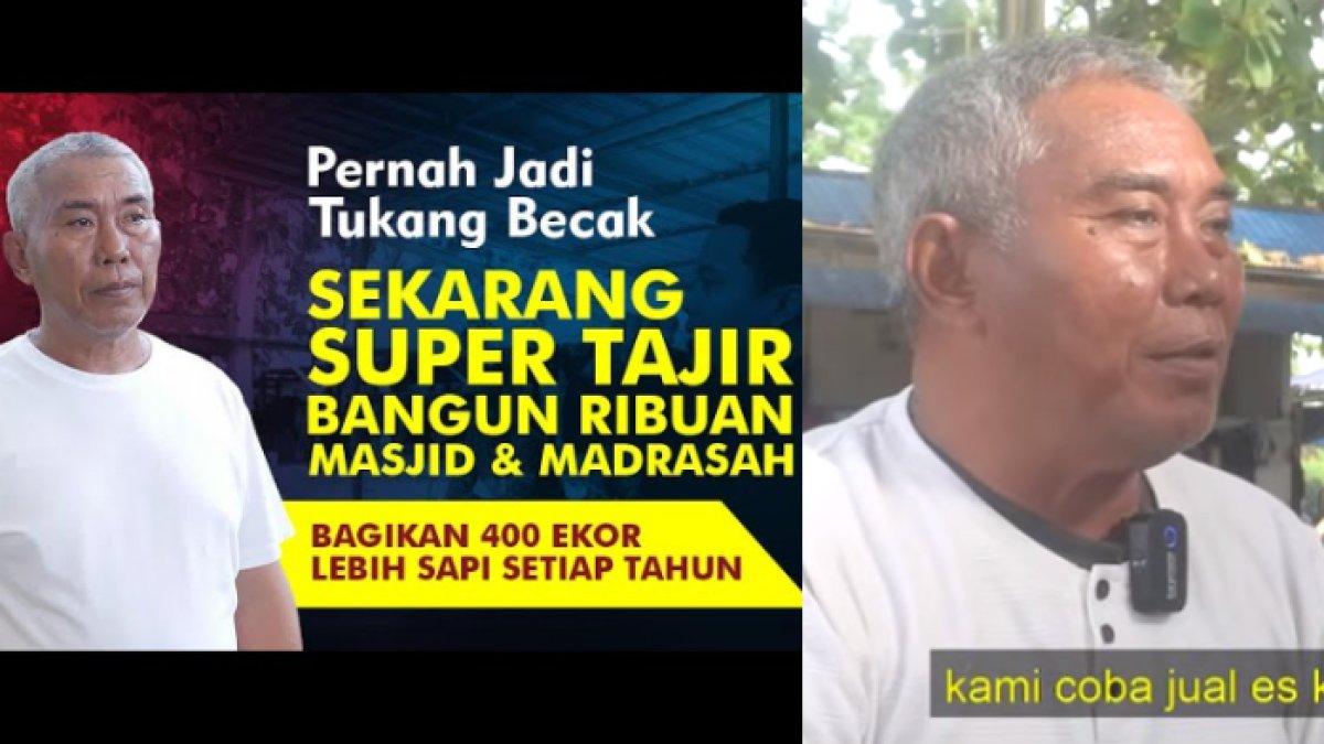 kisah sukses Haji Mansyur, tukang becak yang kini sukses menjadi bos tambang