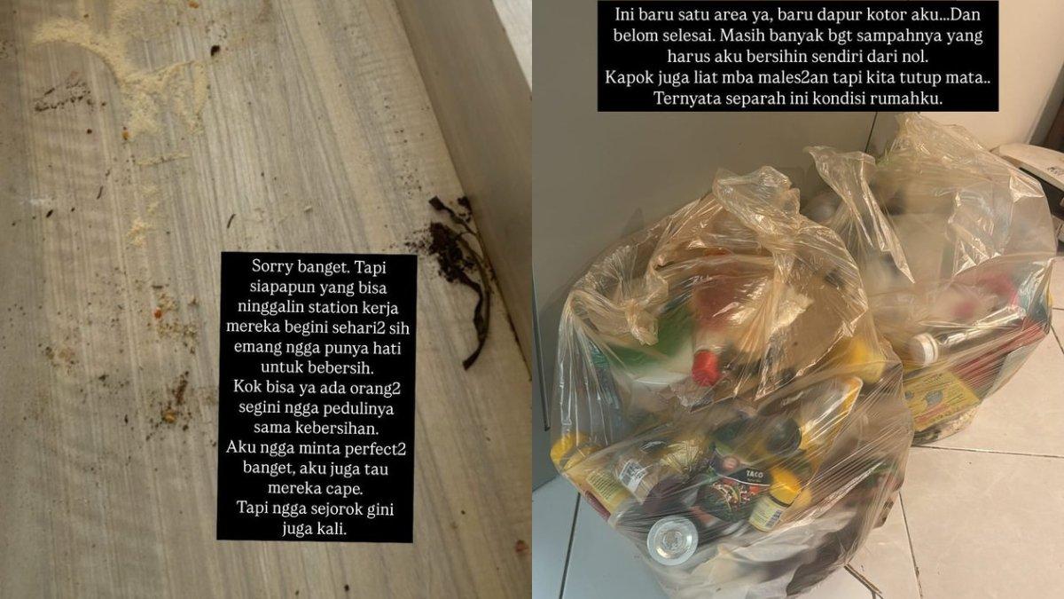 Kondisi rumah Nana Mirdad setelah memakai ART.