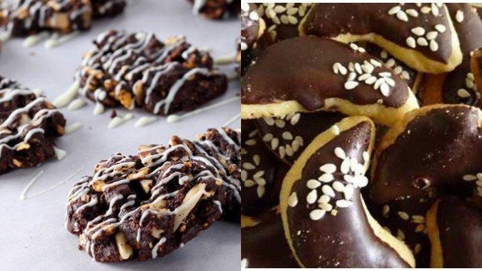 Kue kering cokelat dan Kue Kenari Kismis