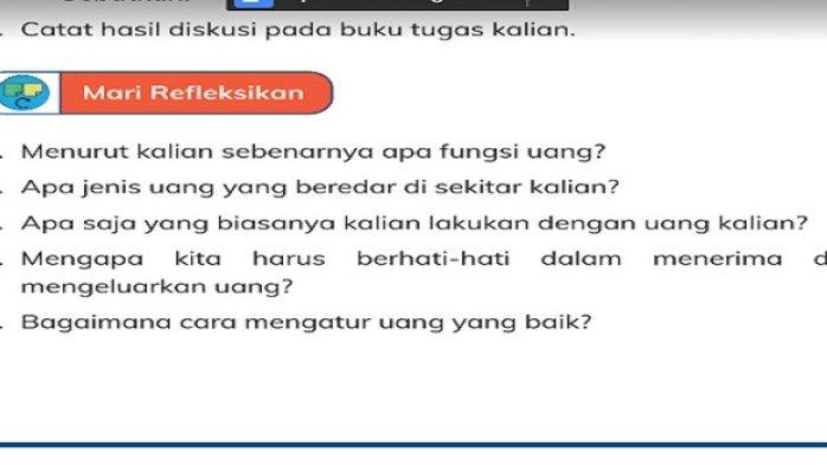kunci jawaban SD materi kelas 4  Ilmu Pengetahuan Alam dan Sosial halaman 185.
