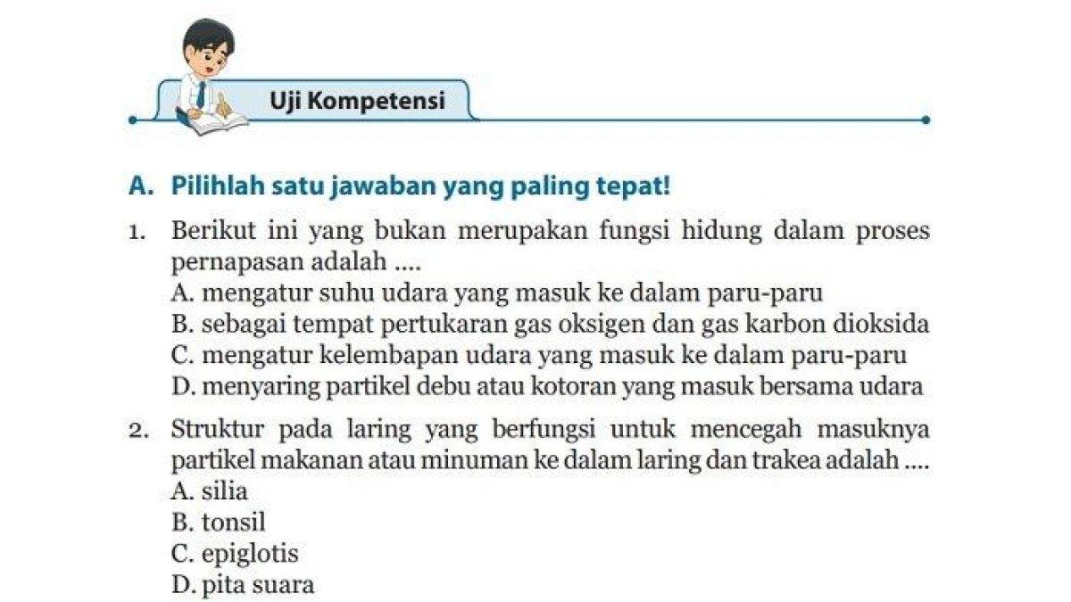 Kunci Jawaban IPA Kelas 8 SMP Halaman 76, 77 dan 78: Uji Kompetensi (Buku IPA Kelas 8 SMP Semester 2)