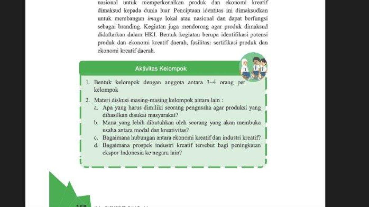 Kunci jawaban IPS kelas 9 halaman 168 dengan materi cara pengusaha agar produksinya disukai masyarakat.