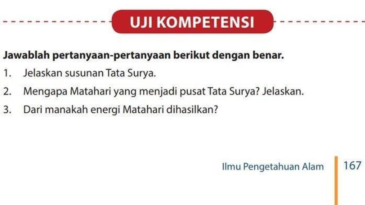 Inilah kunci jawaban mata pelajaran IPA kelas 7 SMP halaman 167 dan 168 semester 2 Kurikulum 2013. Uji Kompetensi Bab 6.