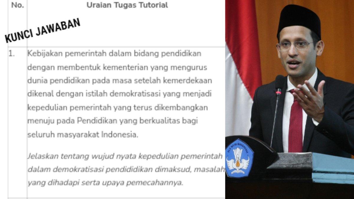 kunci jawaban terbaik dari soal 'Jelaskan wujud nyata kepedulian pemerintah dalam demokratisasi pendidikan!