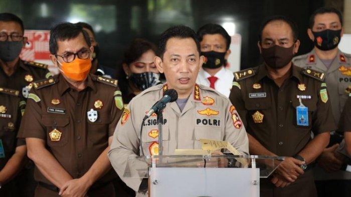 Listyo Sigit Prabowo saat konferensi pers di Gedung Bareskrim, Jakarta Selatan, Kamis (17/9/2020)