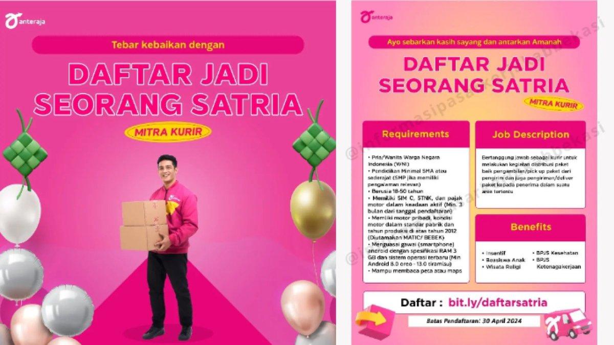 Lowongan kurir Anteraja.