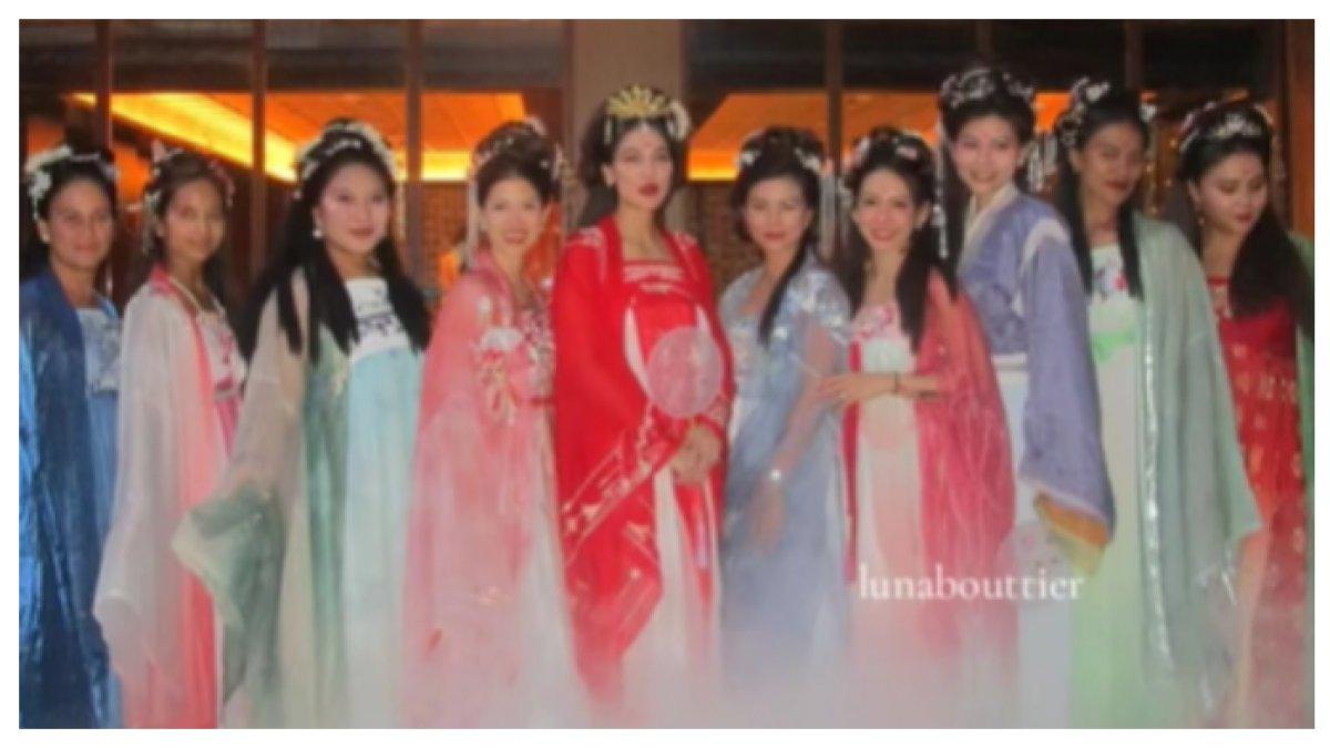 BRIDAL SHOWER - Artis Luna Maya bersama teman-temannya merayakan bridal shower di tengah momen liburan di Shanghai, China.