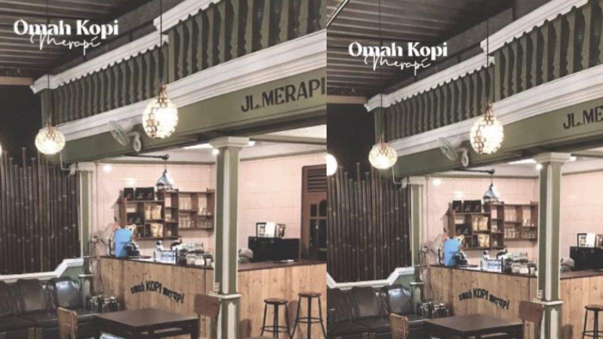 KAFE DI KLATEN - Omah Kopi Merapi, kafe hits di lereng Merapi, Klaten Jawa Tengah.