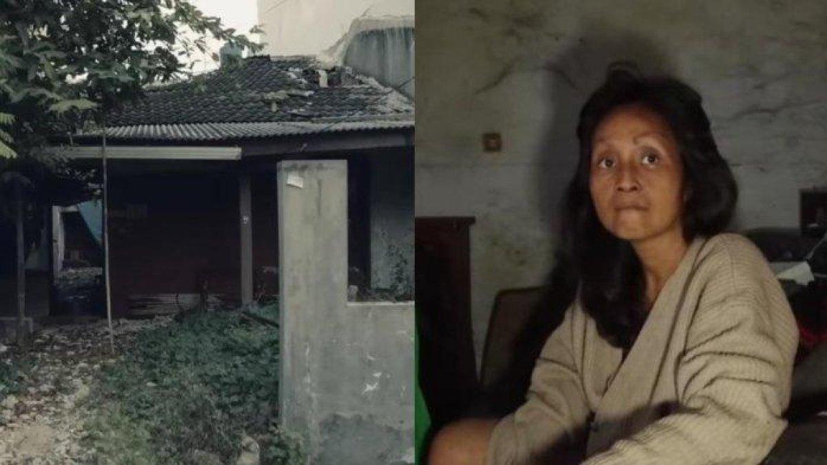 Mbak Putri, hidup sebatang kara sendiri di rumah terbengkalai tanpa listrik dan air selama puluhan tahun.