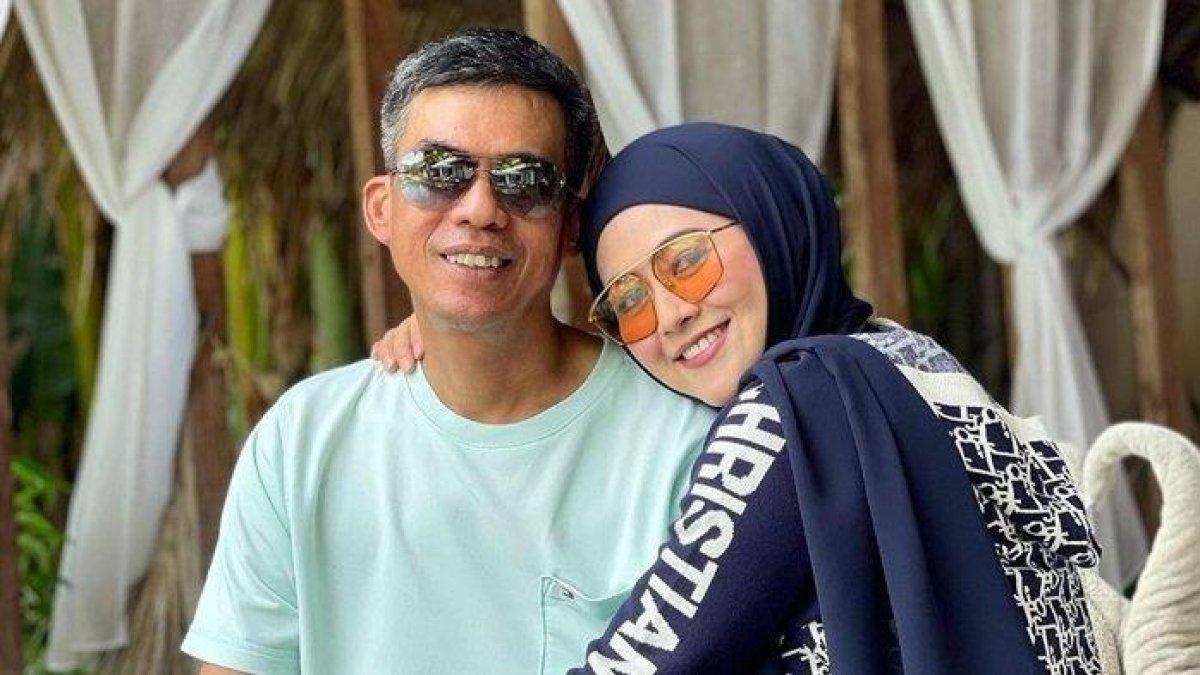 Meggy Wulandari, mantan istri Kiwil bersama Mamad Muhammad.