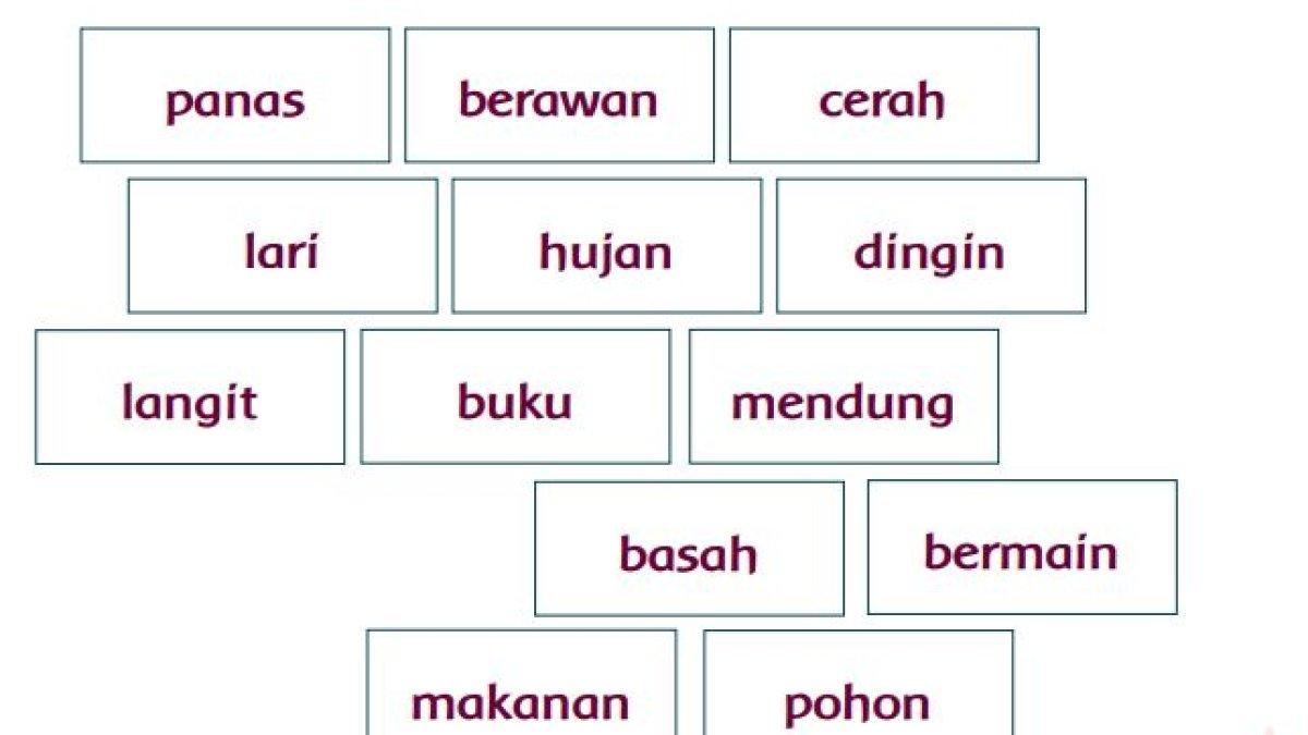 Ayo, kita bantu mereka mengumpulkan kata-kata yang berhubungan dengan cuaca.2