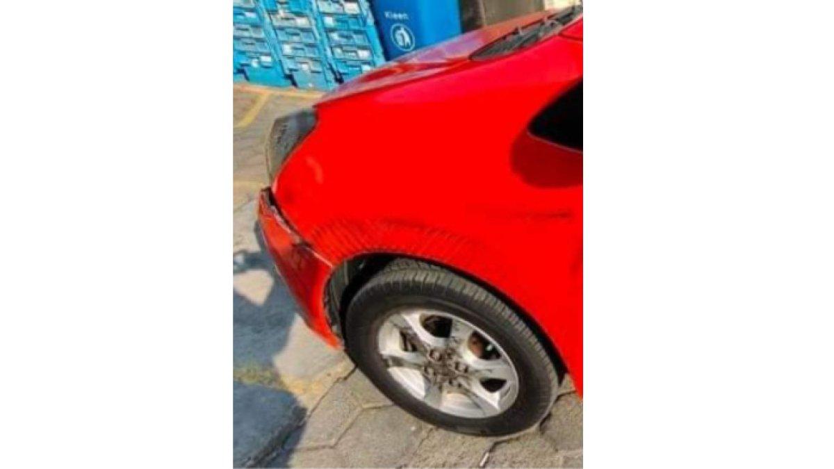 Mobil Ayla milik DT.