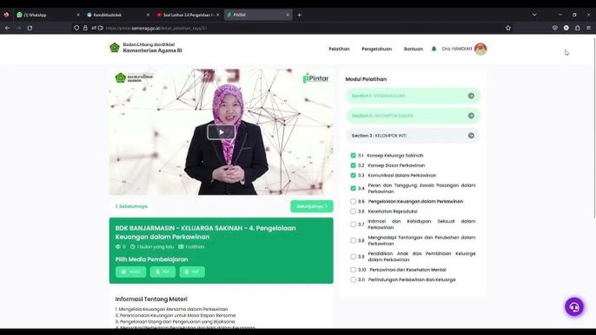 Tujuan pernikahan menurut Islam adalah untuk? kunci jawaban Modul 3.6 Menghadapi Tantangan dan Perubahan dalam Perkawinan Pelatihan Kemenag