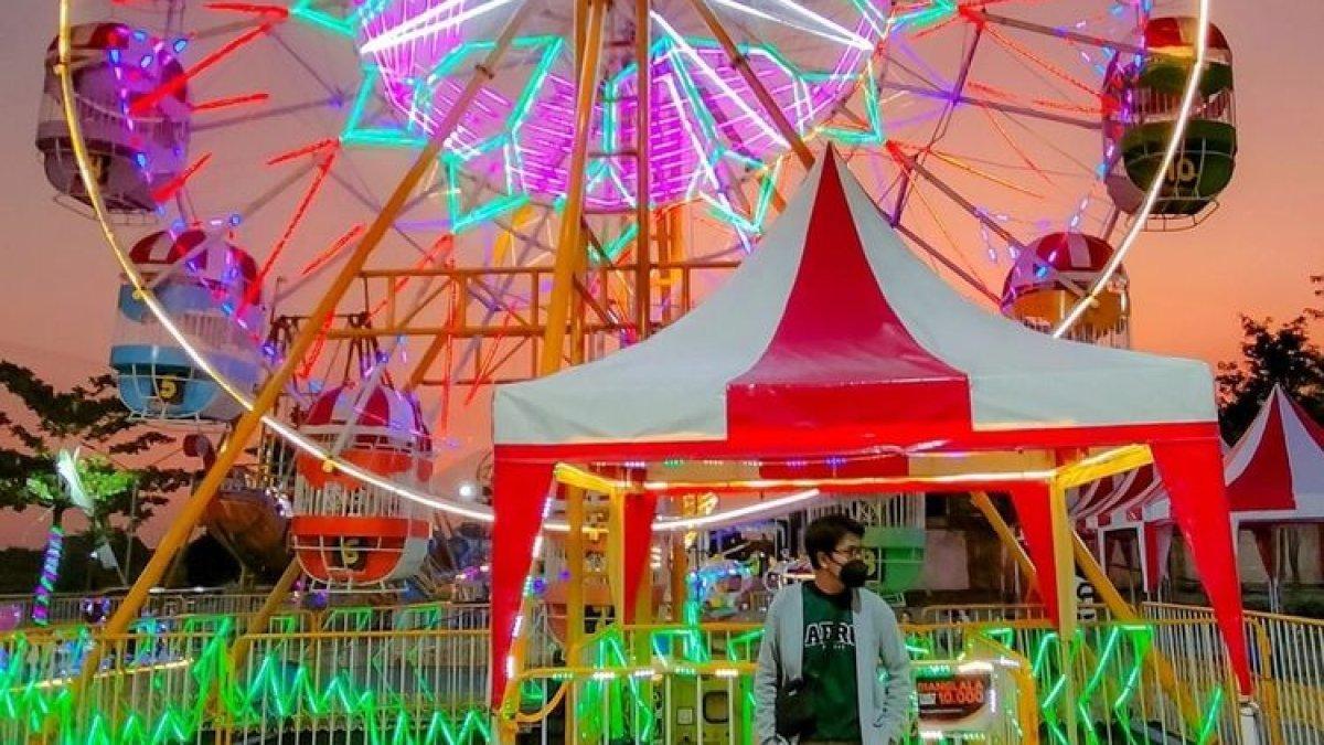 OBYEK WISATA KLATEN: Salah satu wahana dan spot foto di Munggur Park