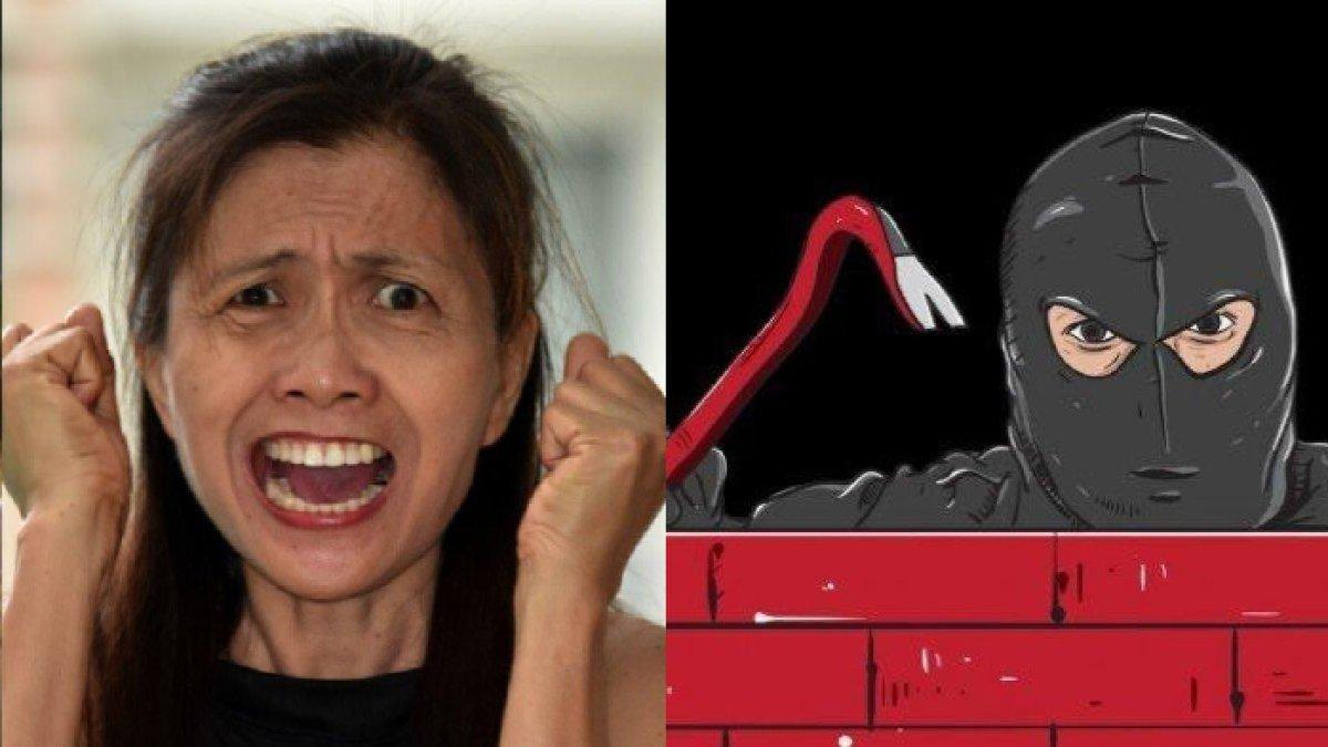 Nenek di Banyuwangi duel dengan dua pencuri tak takut di lempar linggis