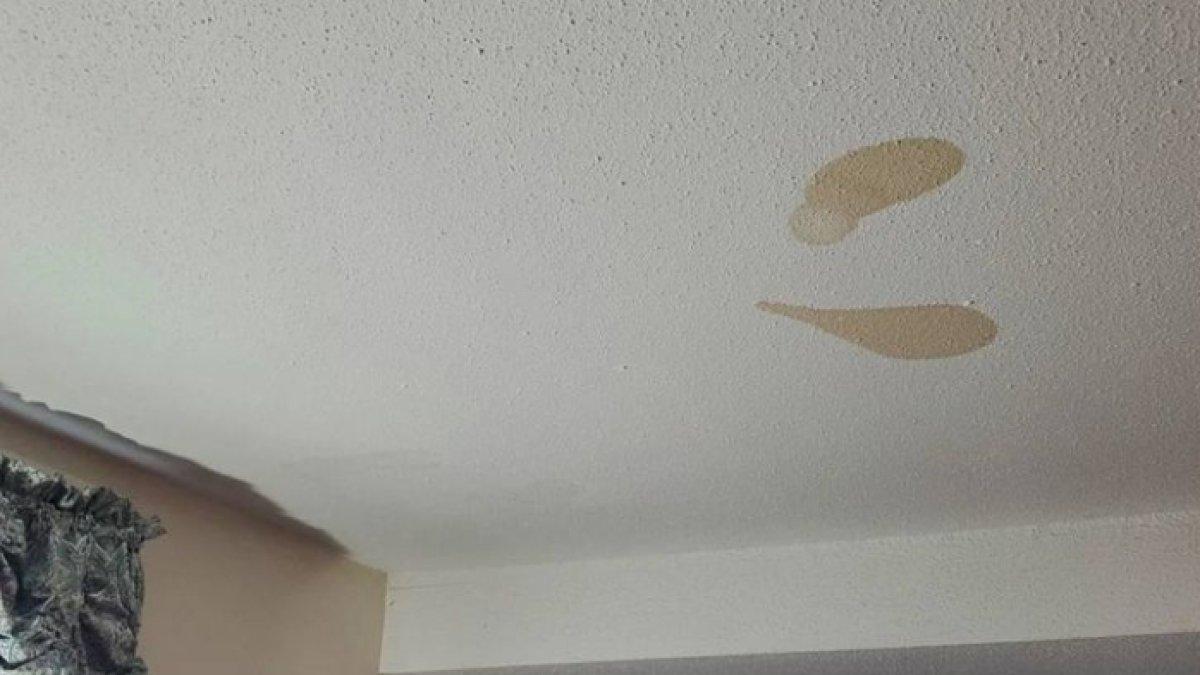 Noda misterius di kamar sebuah apartemen.
