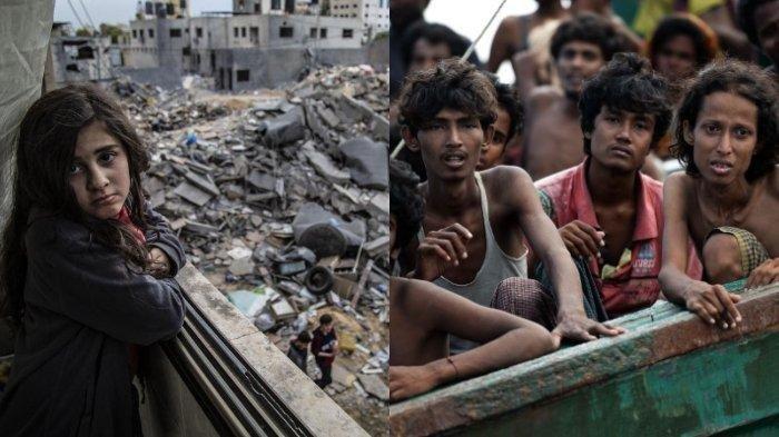 Perang di Palestina dan kondisi menyedihkan suku Rohingya
