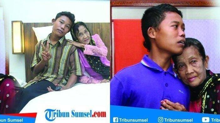 Pasangan beda usia 55 tahun, Slamet Riyadi dan istrinya Rohaya