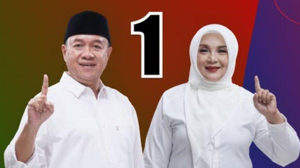 Pasangan calon bupati dan wakil bupati Banyumas, Sadewo-Lintarti.