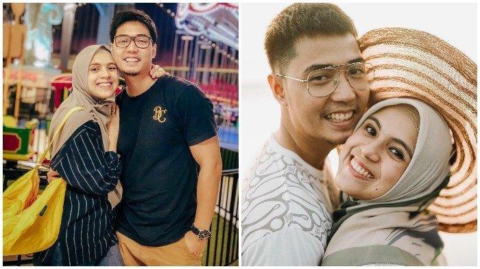 Pasangan selebriti Nycta Gina dan Rizky Kinos.