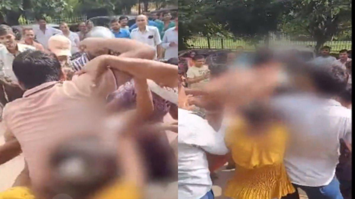 Pasutri diamuk massa secara brutal lantaran kepergok menganiaya anak berusia sepuluh tahun.