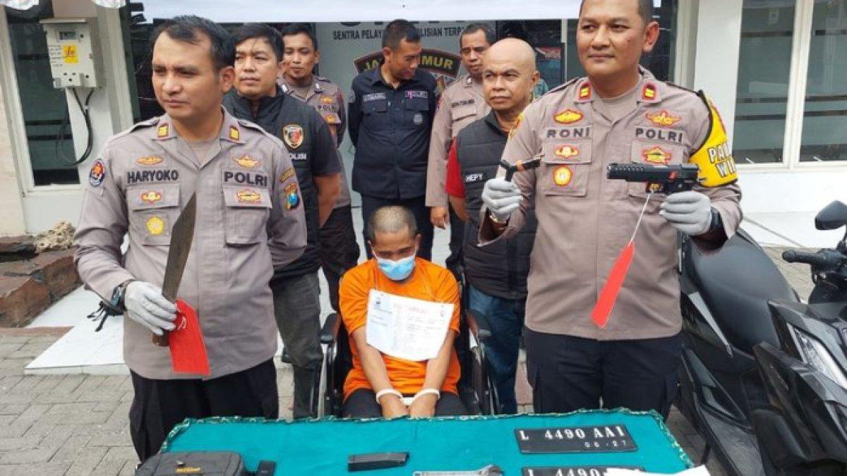 Pelaku pencuri motor di Surabaya di tembak polisi