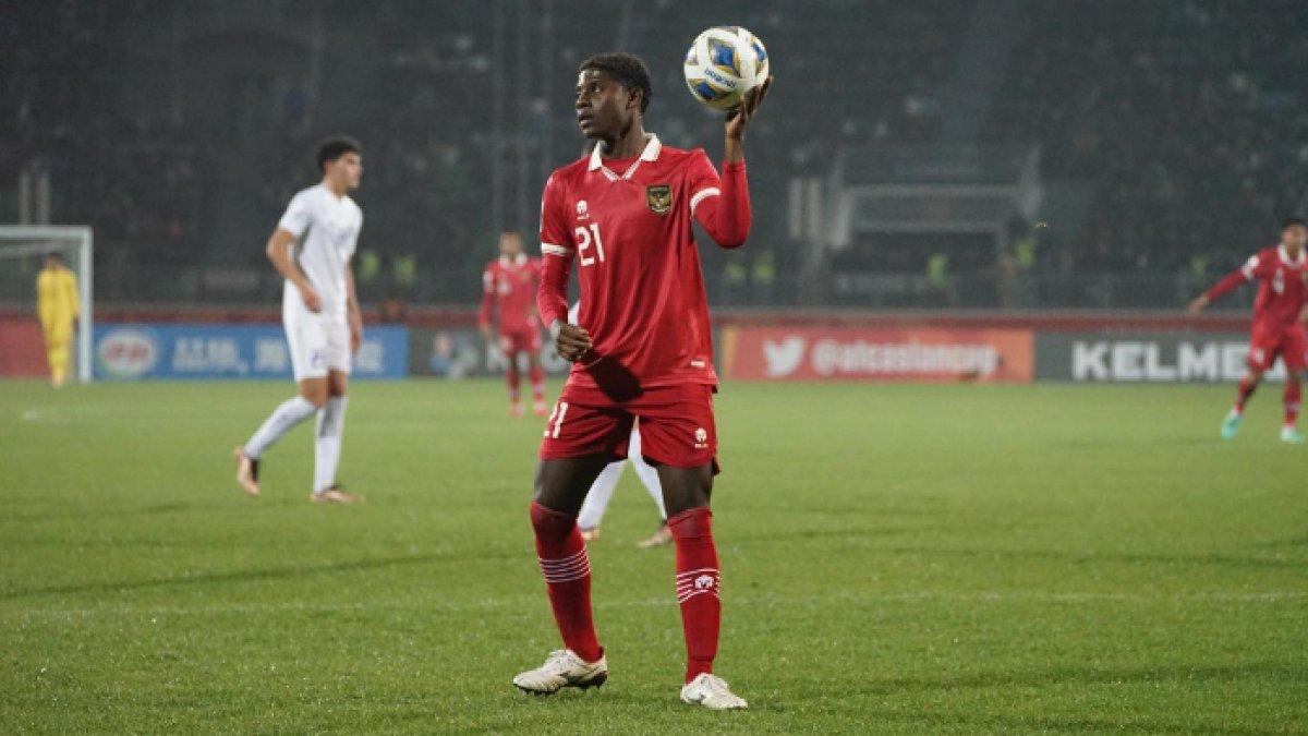 Pemain Timnas Indonesia u-24 Hugo Samir.