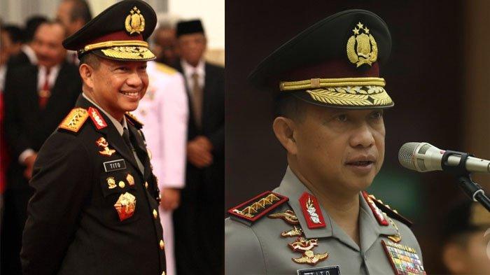 Penampilan Mendagri Tito Karnavian saat masih menjabat sebagai Kapolri.