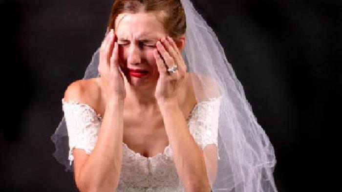 Ilustrasi tangis pengantin