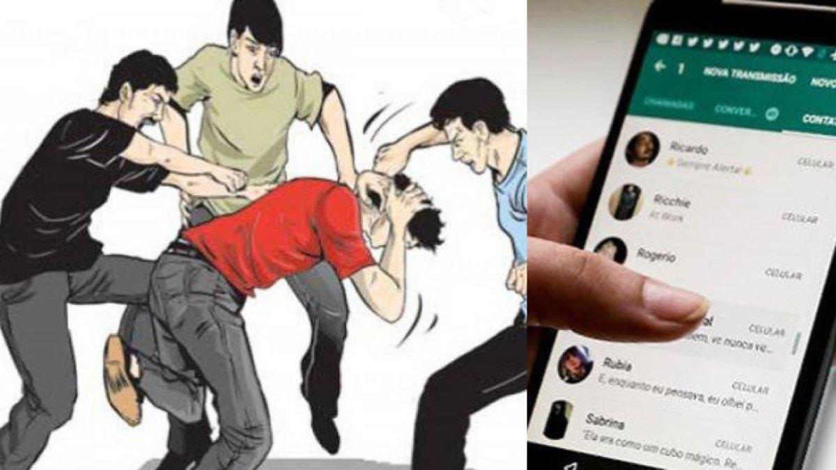 ILUSTRASI pengeroyokan pria di Jember gegara memasang foto istri orang di status Whatsapp
