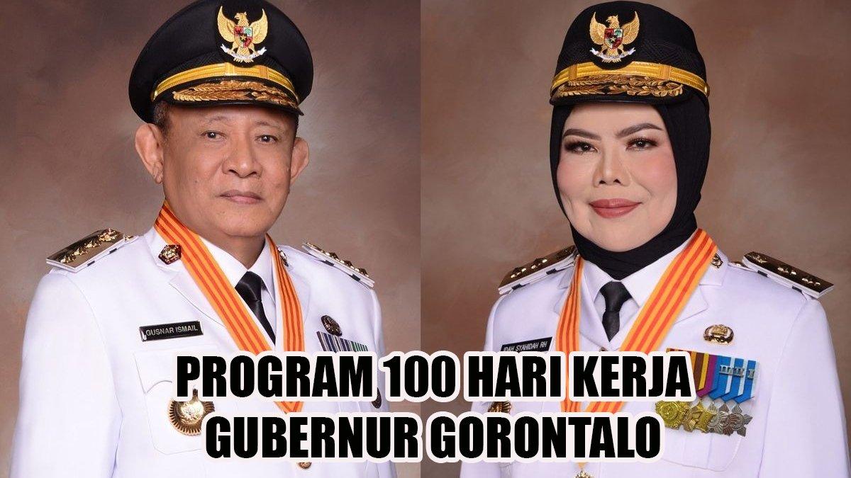 100 HARI KERJA - Inilah program 100 hari kerja Gubernur dan Wakil Gubernur Gorontalo, Gusnar Ismail dan Idah Syahidah.