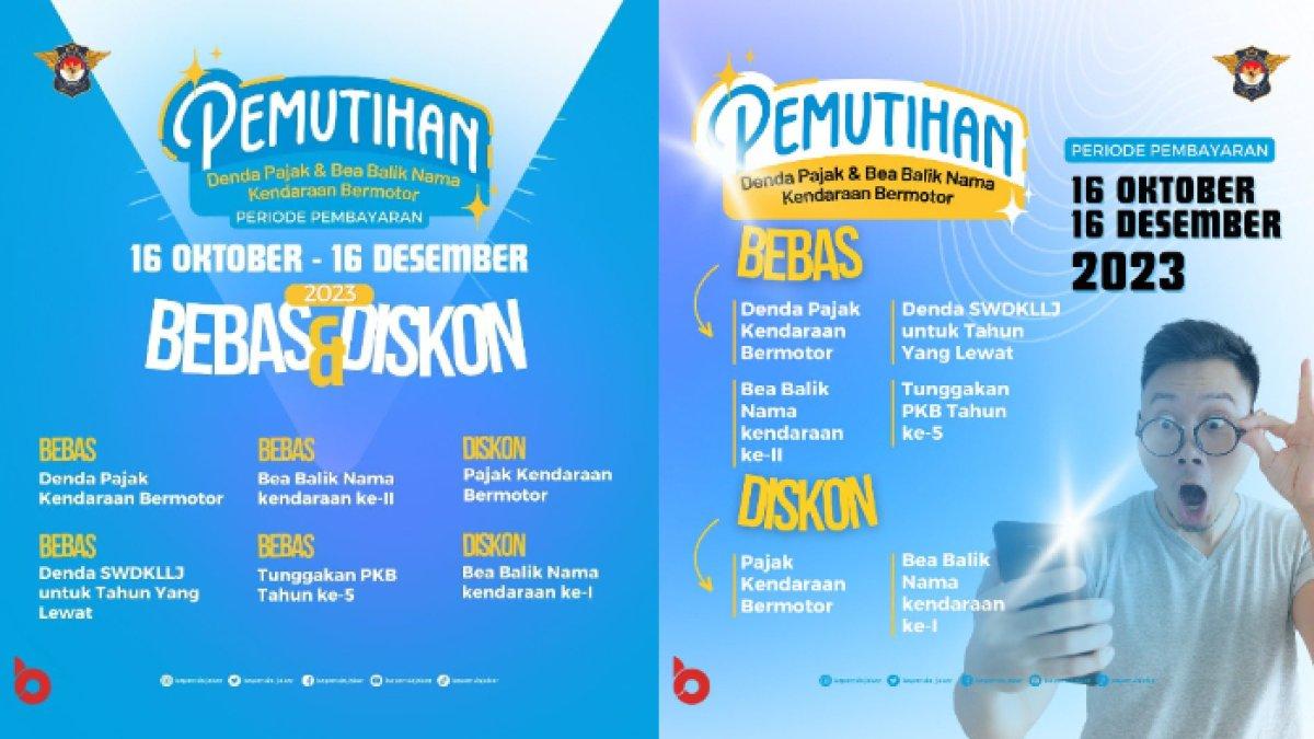 Program pemutihan pajak kendaraan di Jabar.