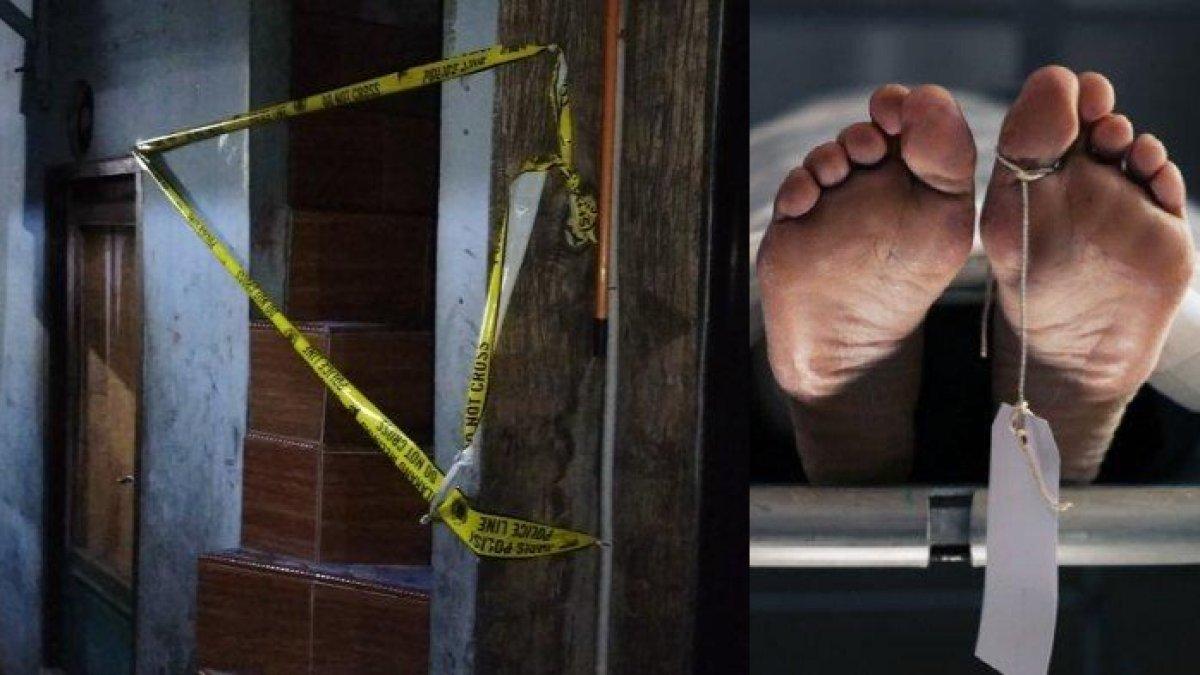 Rumah kontrakan yang dihuni oleh korban