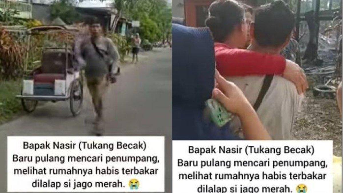 Rumah tukang becak di Sulsel ludes terbakar