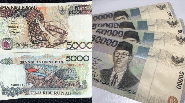 5 PENAMPAKAN Uang Rupiah Lama Harganya Meroket Tinggi, No 5 Dihargai Rp 3 Juta Per Lembar, Jualah! - Tribunnewsmaker.com
