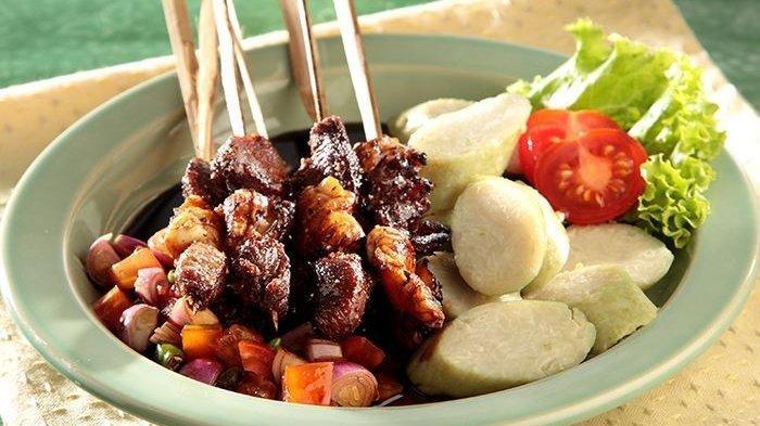 ILUSTRASI SATE KLATEN - Ilustrasi sate kambing bumbu kecap.