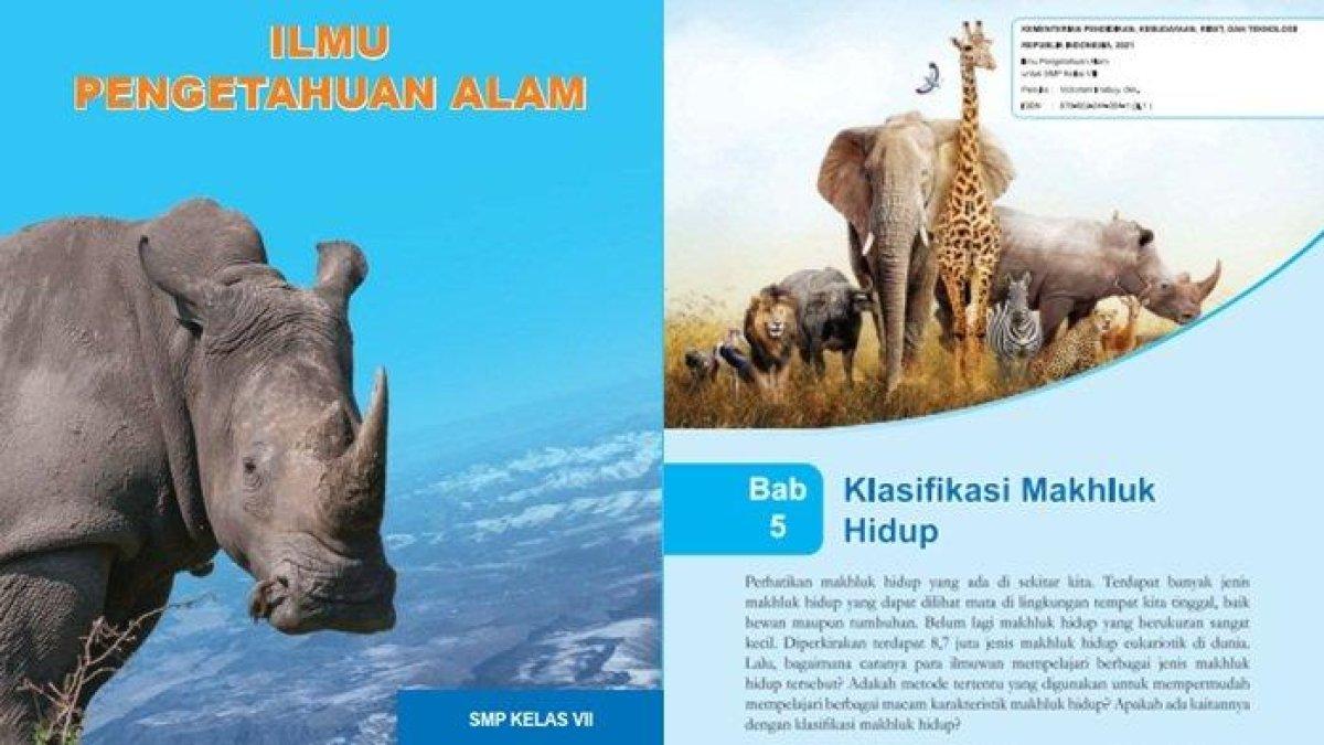 Latihan soal BAB 5 IPA kelas 7 SMP semester 2 Kurikulum Merdeka lengkap dengan kunci jawaban, Klasifikasi Makhluk Hidup.