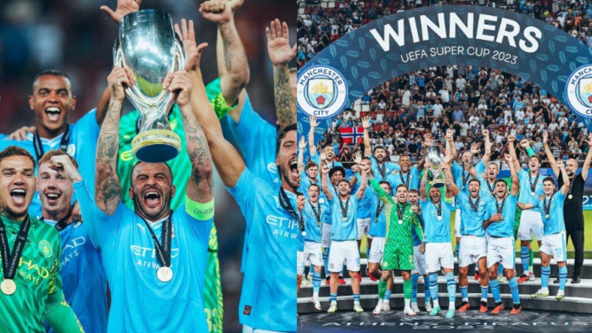 Skuad juara Manchester City.