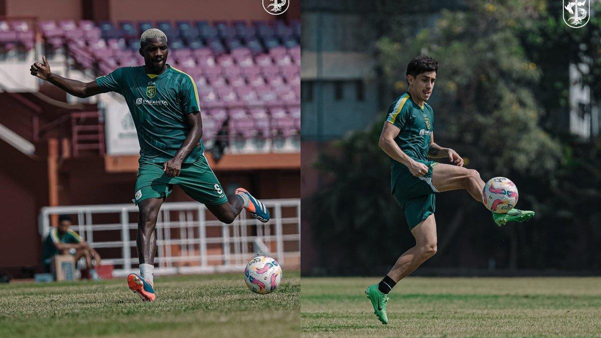 Skuad persebaya jelang melawan PSIS Semarang.