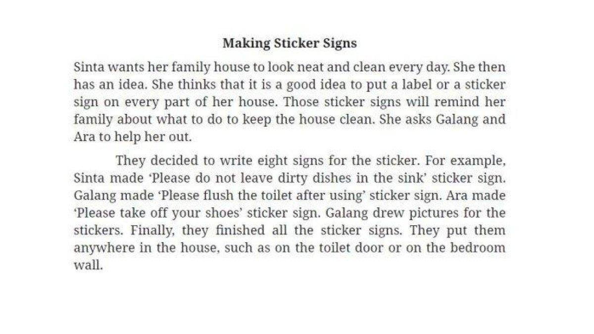 Kunci Jawaban Bahasa Inggris Kelas 7 Smp Halaman 124 125 Read The Text