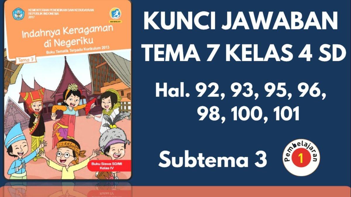 Soal Kunci Jawaban Tema 7 Kelas 4 Sd Halaman 92 98 Supaya Tetap Rukun Mari Lakukan Sikap Soal Kunci Jawaban Tema 7 Kelas 4 Sd Halaman 92 98 Supaya Tetap Rukun Mari Lakukan Sikap