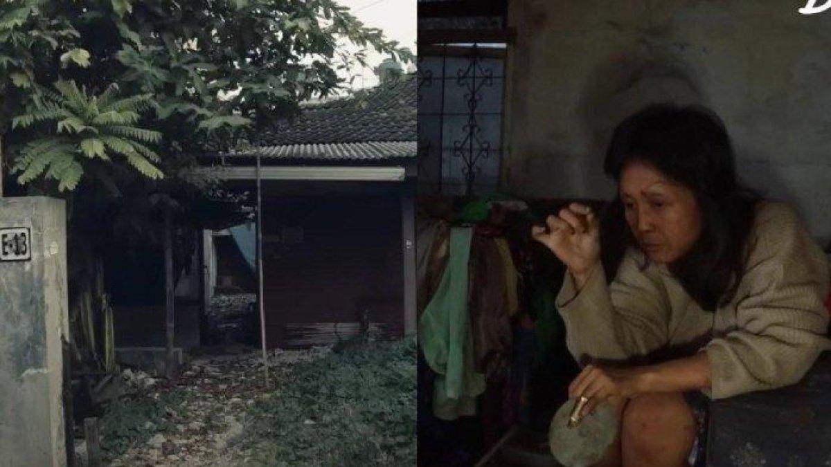 Sosok mantan model tinggal di rumah terbengkalai
