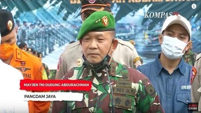 Jenderal Dudung Abdurachman saat menjabat Pangdam Jaya.