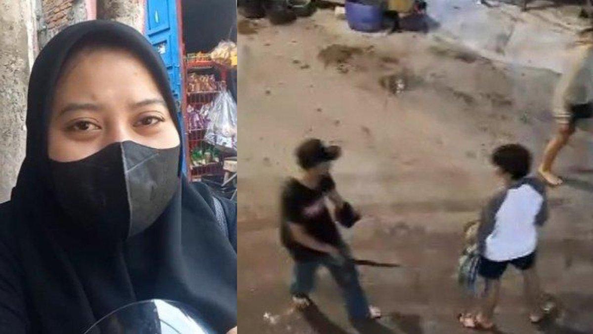 Sosok wanita ini berhasil bubarkan tawuran remaja di Jakarta tak takut dibacok.