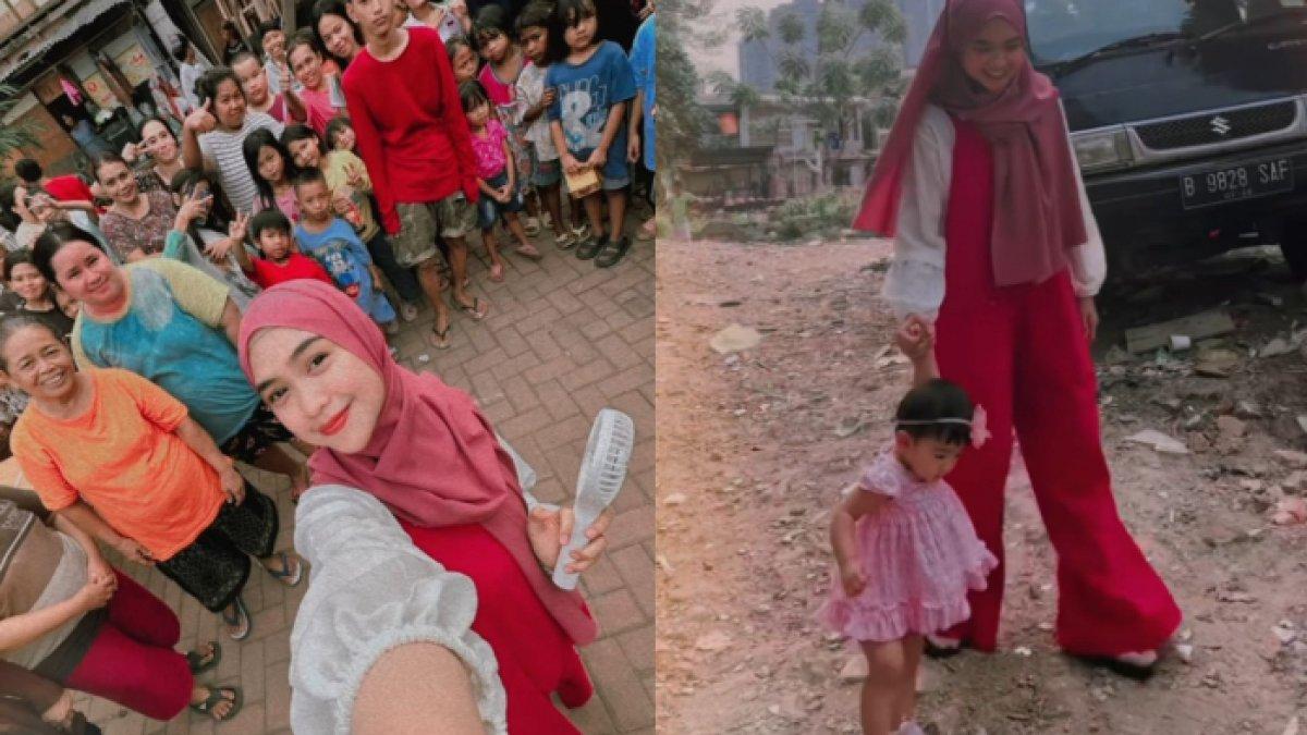 Sosok YouTuber ini ajak anaknya blusukan ke kampung pemulung, ingin anaknya membumi.
