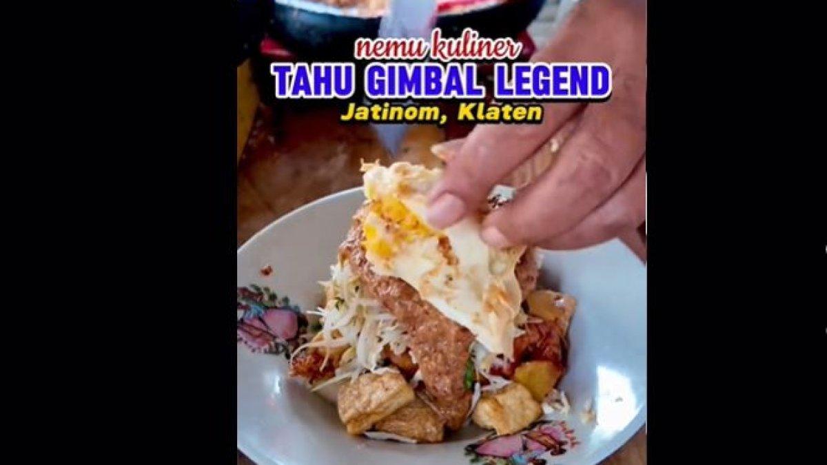 KULINER DI KLATEN - Tahu Gimbal Pak Har. Inilah wisata kuliner tahu gimbal legendaris di Klaten.